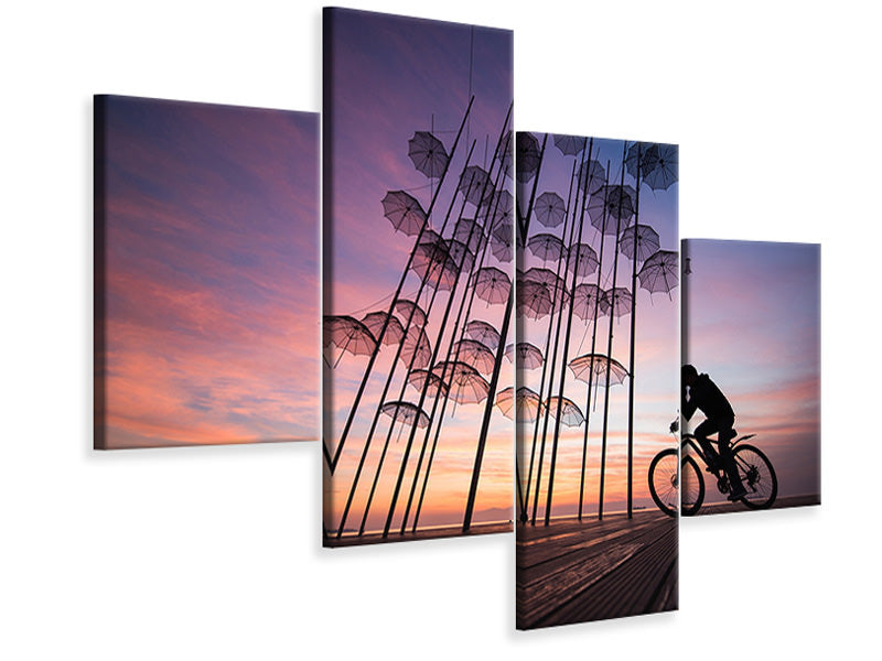 modern-4-piece-canvas-print-umbrellas