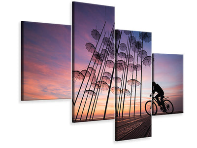 modern-4-piece-canvas-print-umbrellas