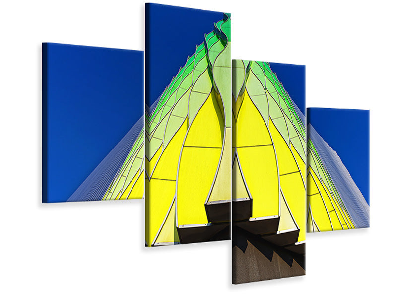 modern-4-piece-canvas-print-umcg-groningen