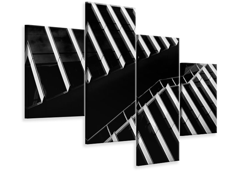 modern-4-piece-canvas-print-up-between-the-facades