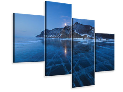 modern-4-piece-canvas-print-uzury-tracery