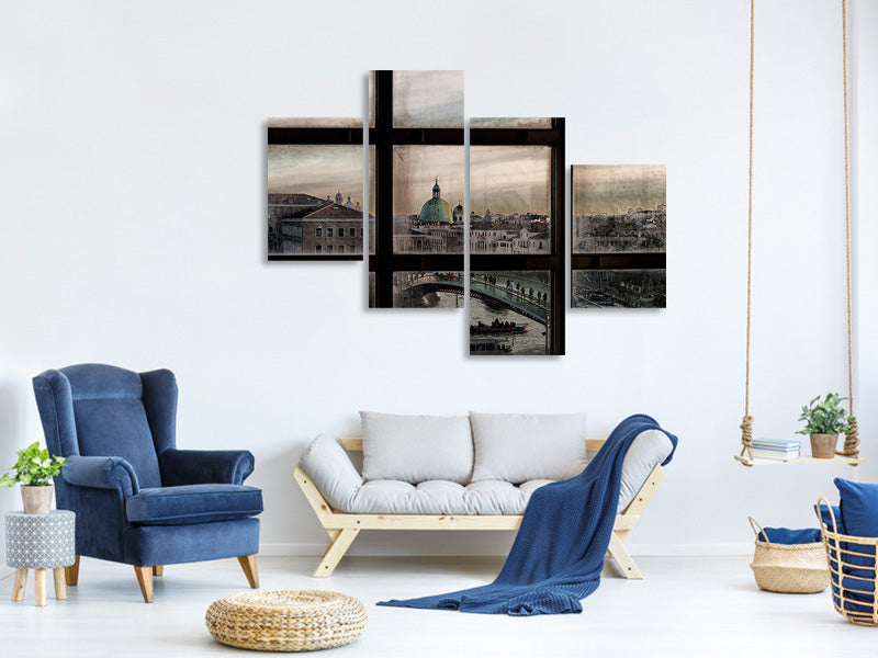 modern-4-piece-canvas-print-venice-window