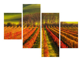 modern-4-piece-canvas-print-vine-growing