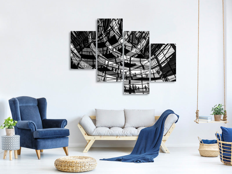 modern-4-piece-canvas-print-visitors