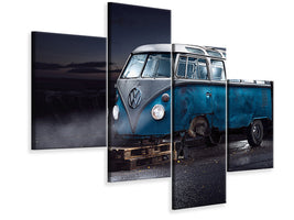 modern-4-piece-canvas-print-vw-kleinbus