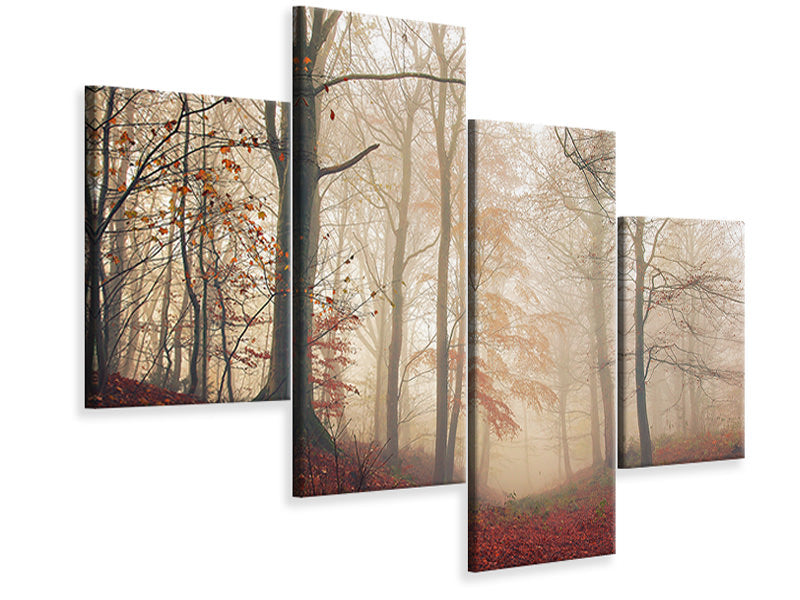 modern-4-piece-canvas-print-waiting-for-the-deer