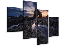 modern-4-piece-canvas-print-waiting-the-sun