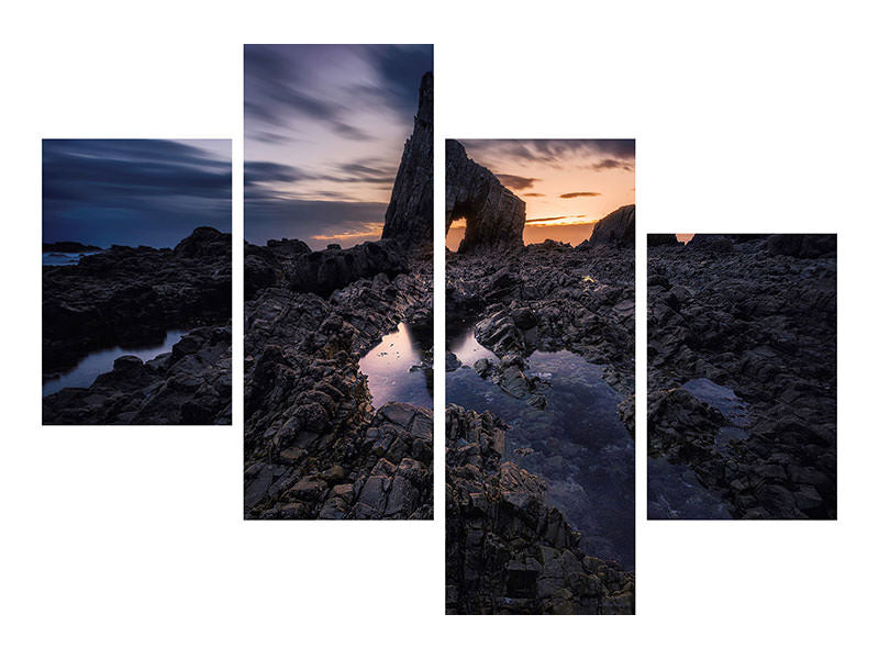 modern-4-piece-canvas-print-waiting-the-sun