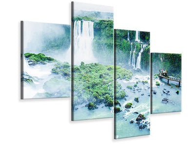 modern-4-piece-canvas-print-waterfalls