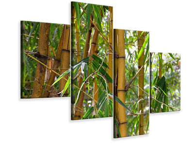 modern-4-piece-canvas-print-wild-bamboo