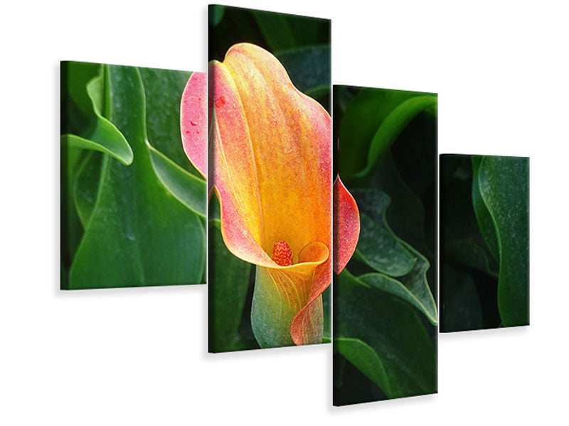 modern-4-piece-canvas-print-wild-calla