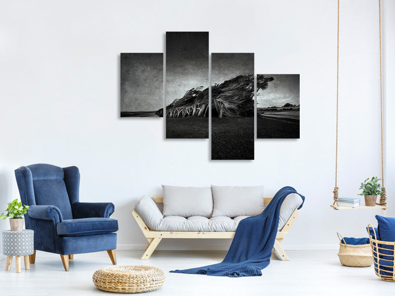 modern-4-piece-canvas-print-wind-blown