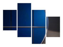 modern-4-piece-canvas-print-window-in-blue