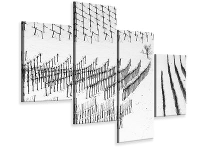modern-4-piece-canvas-print-winter-lines