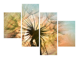 modern-4-piece-canvas-print-xxl-dandelion