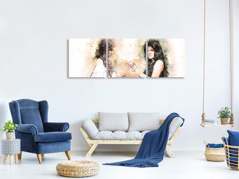 panoramic-3-piece-canvas-print-2-women