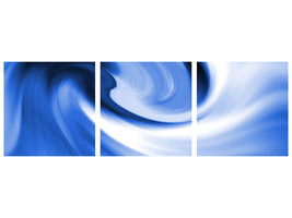 panoramic-3-piece-canvas-print-abstract-blue-wave