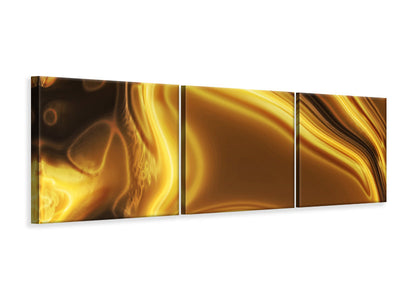 panoramic-3-piece-canvas-print-abstract-liquid-gold