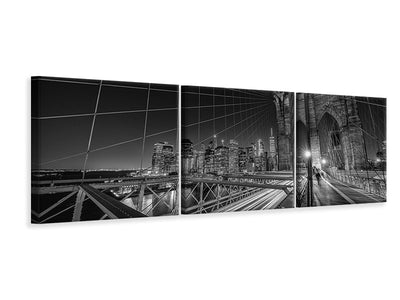 panoramic-3-piece-canvas-print-brooklyn-bridge-lights