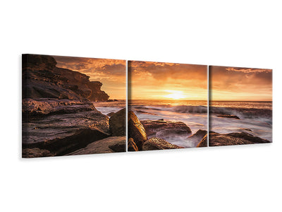 panoramic-3-piece-canvas-print-cape-solander