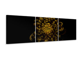 panoramic-3-piece-canvas-print-chrysanthemum