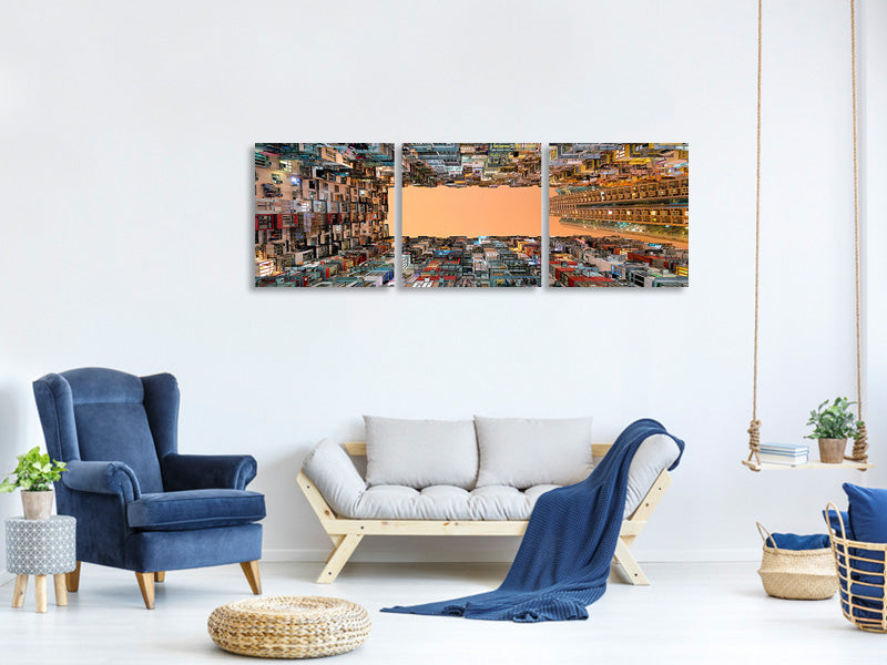 panoramic-3-piece-canvas-print-crowded-spaces