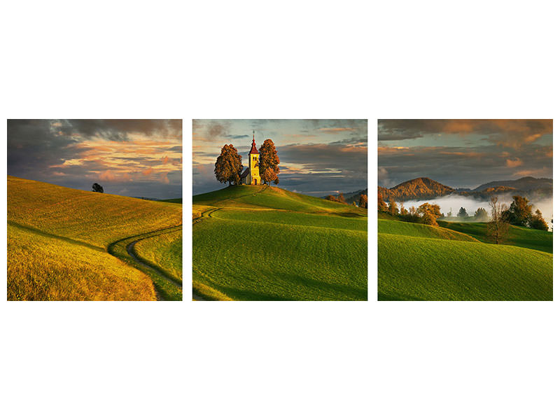 panoramic-3-piece-canvas-print-evening-light-ii