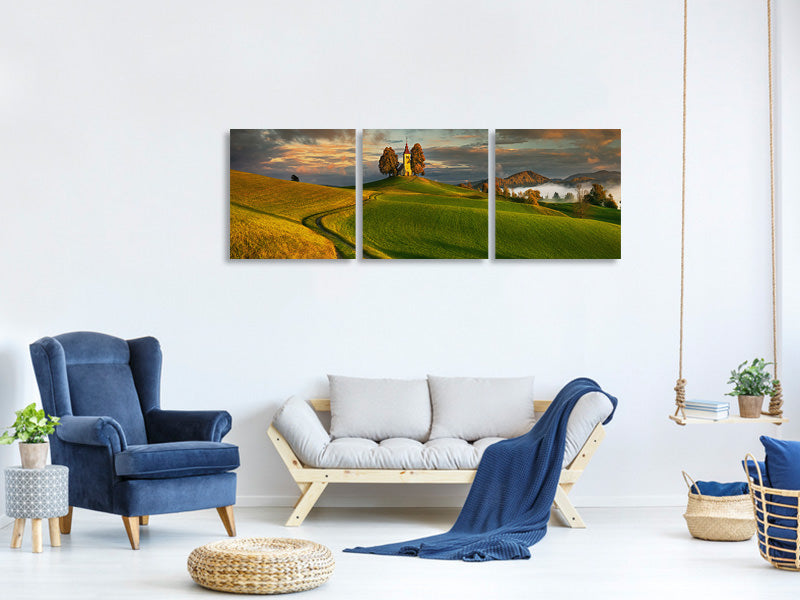 panoramic-3-piece-canvas-print-evening-light-ii