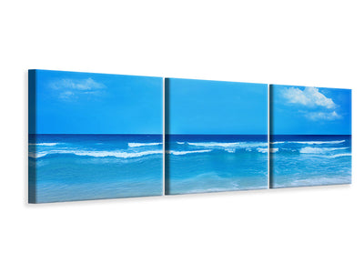 panoramic-3-piece-canvas-print-gentle-beach-waves