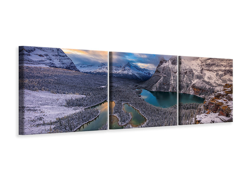 panoramic-3-piece-canvas-print-lake-ohara