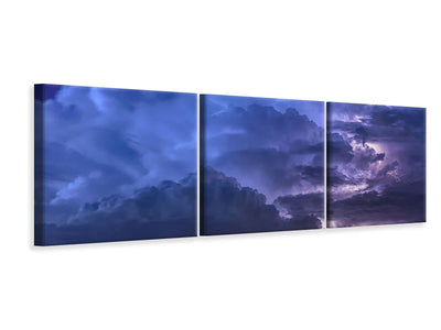 panoramic-3-piece-canvas-print-lightning-in-the-sky