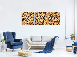 panoramic-3-piece-canvas-print-logs