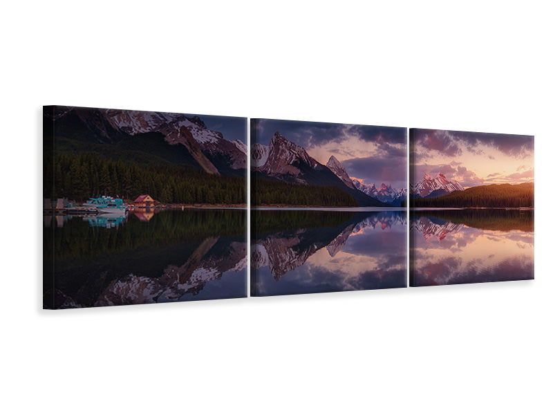 panoramic-3-piece-canvas-print-maligne-mountains