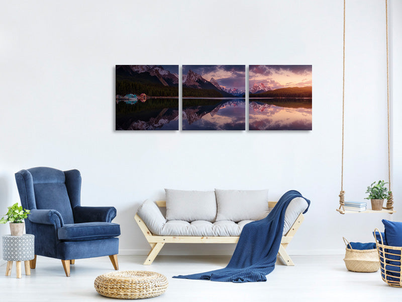 panoramic-3-piece-canvas-print-maligne-mountains