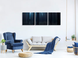 panoramic-3-piece-canvas-print-man-in-the-forest