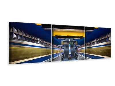 panoramic-3-piece-canvas-print-munich-underground