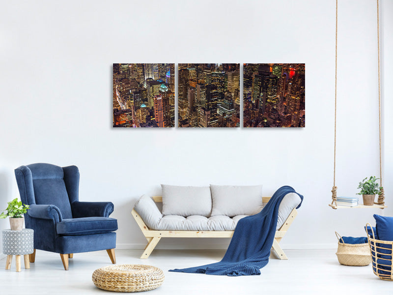 panoramic-3-piece-canvas-print-night-life