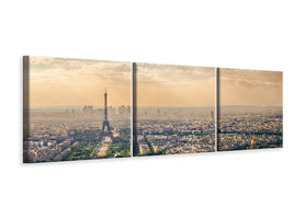 panoramic-3-piece-canvas-print-paris-france