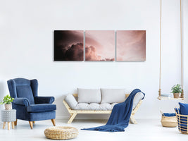 panoramic-3-piece-canvas-print-pink-clouds