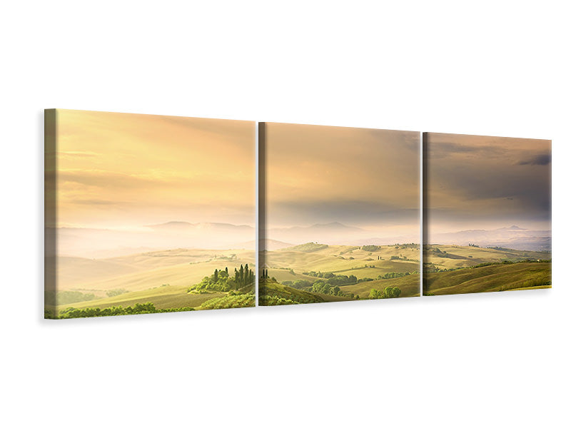 panoramic-3-piece-canvas-print-podere-belvedere-sunrise