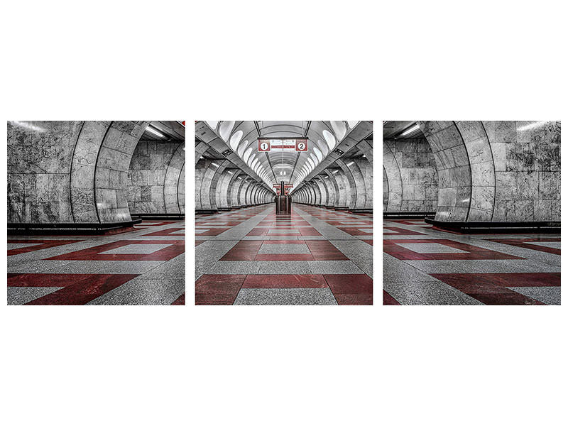 panoramic-3-piece-canvas-print-prague-metro