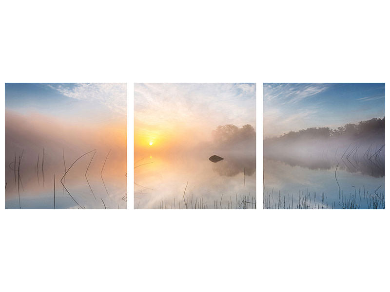 panoramic-3-piece-canvas-print-reflection