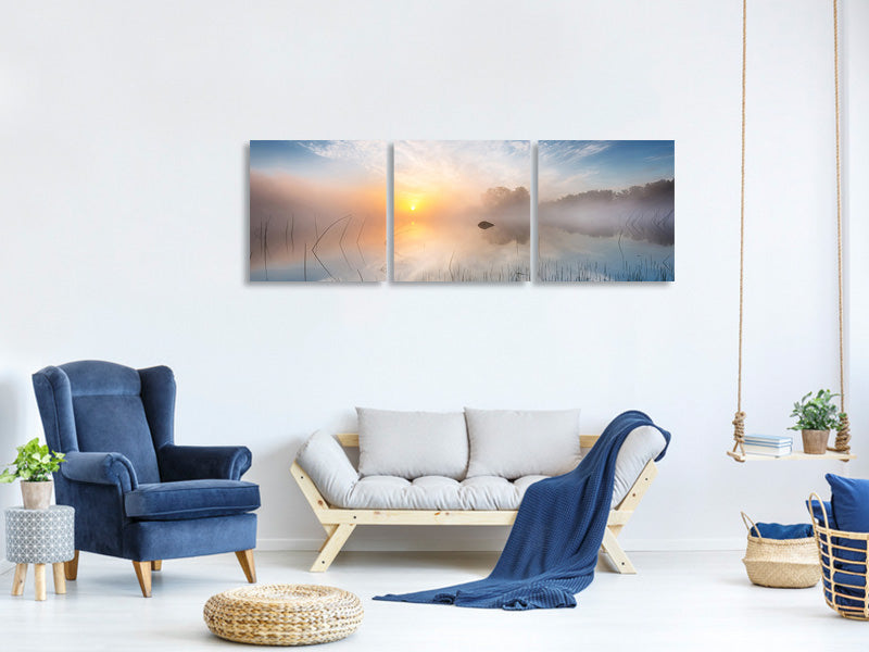 panoramic-3-piece-canvas-print-reflection