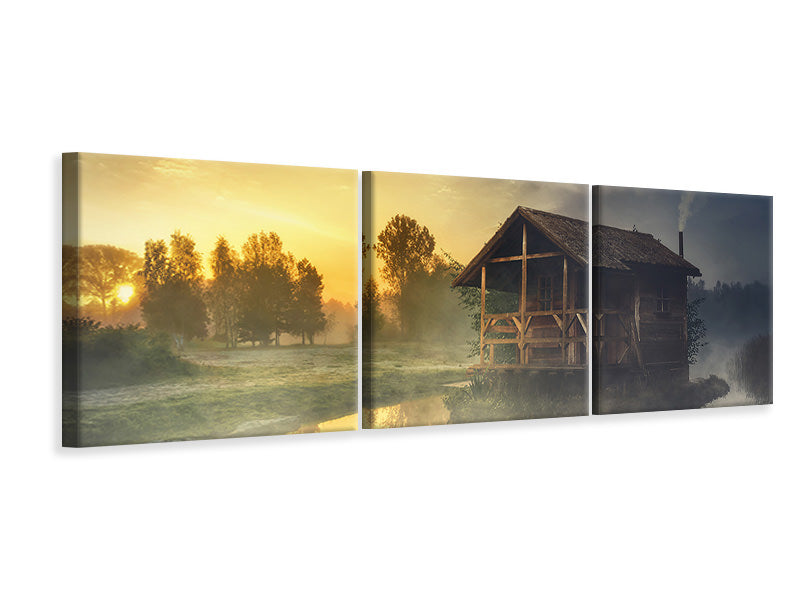 panoramic-3-piece-canvas-print-secretive-hut