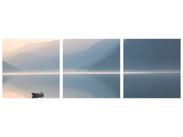 panoramic-3-piece-canvas-print-still-evening