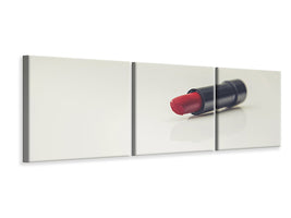 panoramic-3-piece-canvas-print-the-lipstick