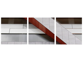 panoramic-3-piece-canvas-print-the-red-line