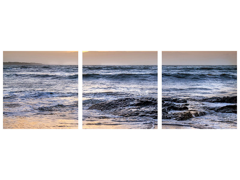 panoramic-3-piece-canvas-print-the-sea