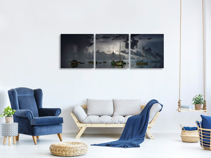 panoramic-3-piece-canvas-print-tropical-storm-ii