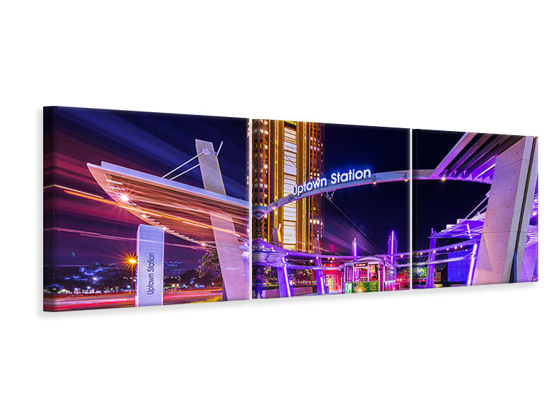 panoramic-3-piece-canvas-print-uptown-dallas